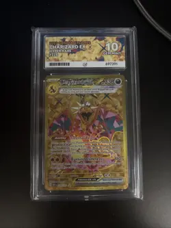 Charizard EX 228/197 Ace Graded GM10 Obsidian Flames 2023 Hyper Rare Pokemon TCG - Image 3