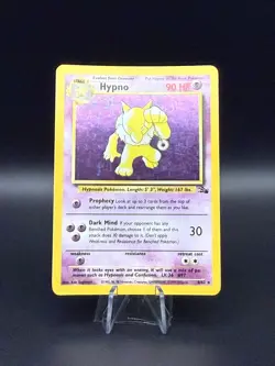 Pokemon Card Hypno 8/62 Fossil Holo Rare Unlimited 1999 Vintage wotc (LP) - Image 1