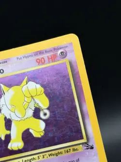 Pokemon Card Hypno 8/62 Fossil Holo Rare Unlimited 1999 Vintage wotc (LP) - Image 5