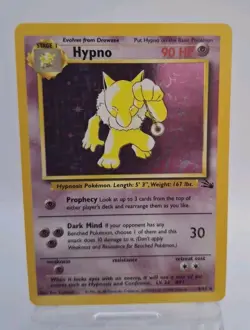 Hypno 8/62 Fossil Set Pokemon TCG Card Vintage WOTC Holo LP - Image 1