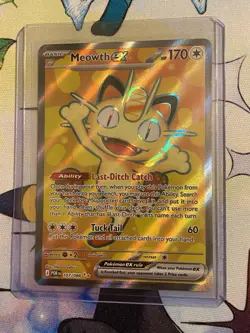 Meowth Ex Full Art 107/088 - Pokemon TCG Perfect Order - Image 1