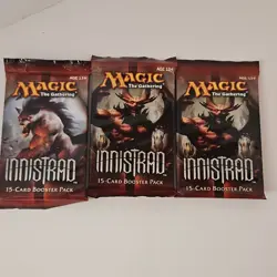 Magic: The Gathering Booster Packs Innistrad & 2012 Core Set 5x 15-Card Packs - Image 3
