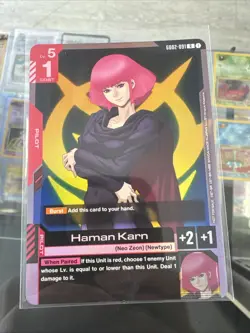 Haman Karn - GD02-091 - Gundam Card Game - GAMA 2026 Promo - Image 1