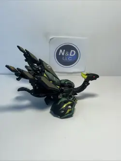 Bakugan Darkus Dharak With Airkor Combat Set Gundalian Invaders W/Card RARE - Image 4