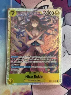 Nico Robin EB03-055 SR Foil One Piece TCG Heroines Edition EB-03 English NM/Mint - Image 1