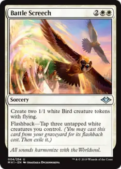 4x Battle Screech NM-Mint, English Modern Horizons MTG Magic - Image 1