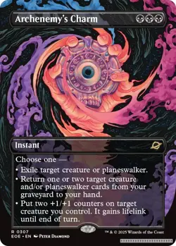Archenemy's Charm (Borderless) [EOE - 307] - NM [Foil] TCG MTG - Image 1