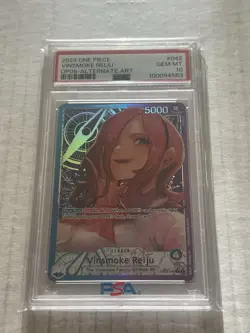 One Piece Wings Of The Captain Vinsmoke Reiju OP06-042 Leader Alt Art PSA 10 ENG - Image 1