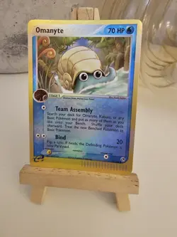 Omanyte 70/100 EX Sandstorm English Reverse Holo - Pokemon Trading Card - LP - Image 3
