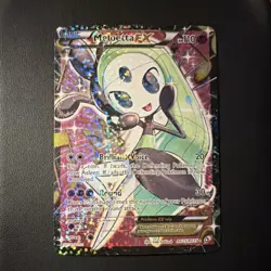 Pokemon Meloetta EX RC25/RC25 Legendary Treasures Full Art Holo 110 HP - Image 1