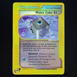 Water Cube 01 [Reverse Holo] #140 Pokemon Aquapolis - Image 1