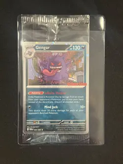 Pokemon TCG: Perfect Order: Gengar #50 GameStop Exclusive Cosmo Holo Card SEALED - Image 1