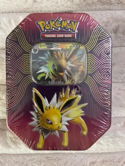 Pokemon TCG Elemental Power Tin Jolteon GX 4 Packs Sun & Moon SEALED - Image 1