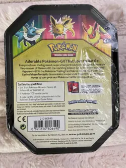 Pokemon TCG Elemental Power Tin Jolteon GX 4 Packs Sun & Moon SEALED - Image 2