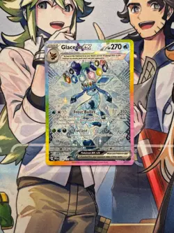 Glaceon ex 150/131 SIR Pokemon Prismatic Evolutions Pack Fresh NM - Image 1