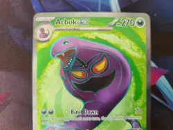 Pokemon Arbok EX 185/165 SV3.5 Holo Ultra Rare Scarlet & Violet 151 NM - Image 2