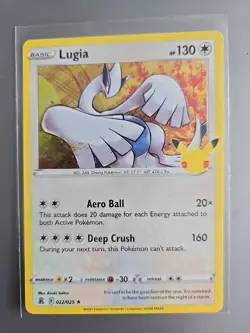 Lugia 022/25 Celebrations, NM Pokemon Holo - Image 1