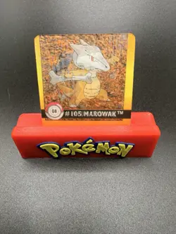 1999 Artbox Pokemon Action Flipz - Premier Edition-#08 Cubone/Marowak - Image 1