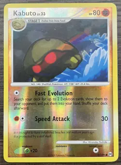 Kabuto 67/99 Pokemon TCG Platinum Arceus Reverse Holo MINT NM - Image 1