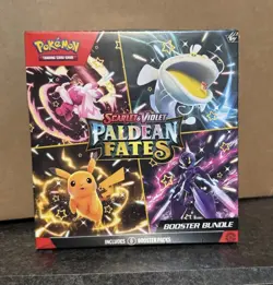 Pokemon TCG - Scarlet & Violet - Paldean Fates Booster Bundle - Sealed New - Image 1