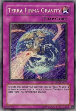 1x (EX) Terra Firma Gravity - PP02-EN013 - Secret Rare - Unlimited Edition YuGi - Image 1