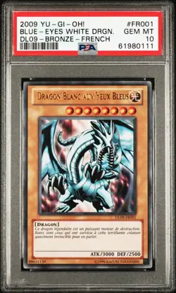 4x PSA 10 Blue-Eyes White Dragon DL09-FR001 & MAGO-FR001 PSA 8 yugioh - Image 2