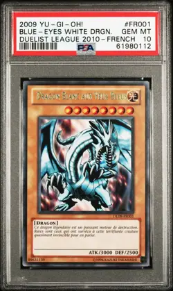 4x PSA 10 Blue-Eyes White Dragon DL09-FR001 & MAGO-FR001 PSA 8 yugioh - Image 3