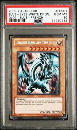 4x PSA 10 Blue-Eyes White Dragon DL09-FR001 & MAGO-FR001 PSA 8 yugioh - Image 4