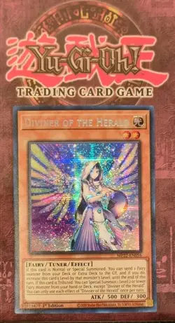 Yu-Gi-Oh! Diviner of the Herald MP22-EN056 Tin Prismatic 1st Effect Light Fairy… - Image 1