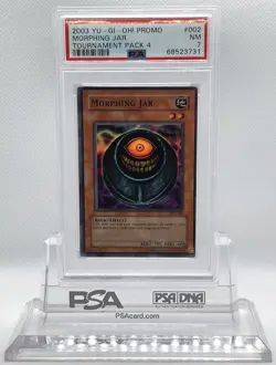 YUGIOH TP4-002 MORPHING JAR SUPER RARE HOLO FOIL PSA 7 NM #68523731 - Image 2