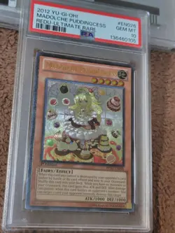 Yu-Gi-Oh Madolche Puddingcess REDU-EN026 Ultimate Rare 1st Ed PSA10 - Image 1