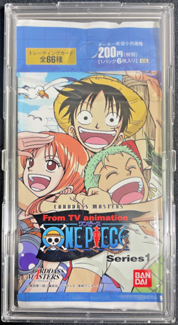 One Piece Carddass Masters Series 1 2 3 Sealed Booster Packs Lot 3 Bandai 2000 - Image 3