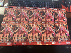 Lot of 10 - One Piece Card Game EB-03 Heroines Sleeved Booster Pack Sealed - Image 1