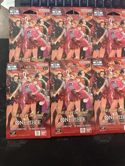 Lot of 10 - One Piece Card Game EB-03 Heroines Sleeved Booster Pack Sealed - Image 2