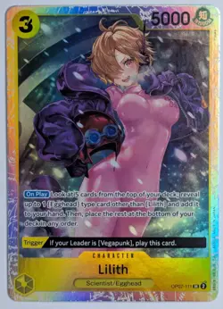 Lilith OP07-111 Super Rare One Piece TCG SR EN NM - Image 1