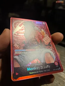 Monkey.D.Luffy Leader Foil Pre-Errata - NM - One Piece TCG - ST01-001 - English - Image 4