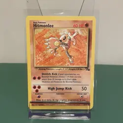 Hitmonlee 22/62 Pokemon Card TCG Fossil Set Unlimited Non Holo - Image 1