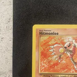 Hitmonlee 22/62 Pokemon Card TCG Fossil Set Unlimited Non Holo - Image 3