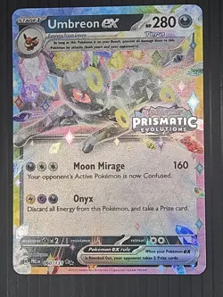 Pokemon Prismatic Evolutions Umbreon EX 60/131 Surprise Box Stamped Promo - Image 1