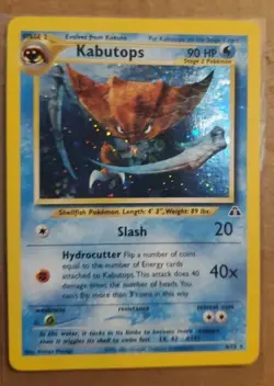 Pokemon TCG Kabutops Holo Rare Neo Discovery 6/75 Ungraded - Image 1
