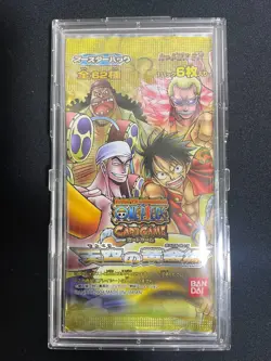 Lot 5 Vintage One Piece Card Game Booster Packs 2004 Carddass EX Sealed Bandai J - Image 4