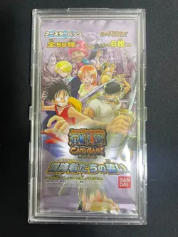 Lot 5 Vintage One Piece Card Game Booster Packs 2004 Carddass EX Sealed Bandai J - Image 5
