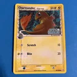 Charmander (49/100) EX Crystal Guardians Stamped Reverse Holo Pokemon Card! - Image 1