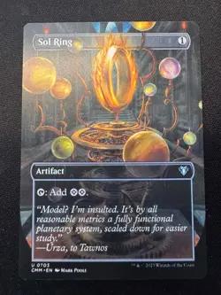 Sol Ring (Borderless) Commander Masters Regular - NM/M - Image 1
