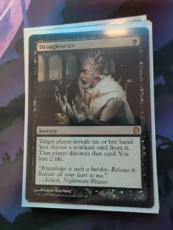 Magic the Gathering Thoughtseize Theros 107 Near Mint - Image 1