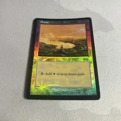 MTG Foil 1X Plains X1 Arena Leave Promo (1998) Urza’s Saga Magic -LP - Image 1