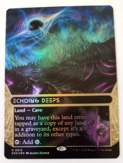 Echoing Deeps (0013) (FOIL Borderless) - EOE: Stellar Sights - EN - R 0013 - Image 1