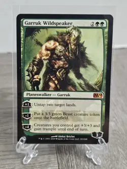 MTG Magic the Gathering GARRUK WILDSPEAKER M10 MP (b) ACTUAL PICTURES - Image 1