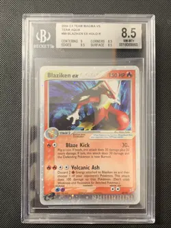 2004 POKEMON EX TEAM MAGMA VS TEAM AQUA #89 BLAZIKEN EX-HOLO Bgs 8,5 - Image 1