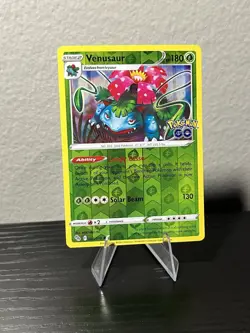 Pokemon Venusaur Holo Rare 003/078 Pokemon GO Reverse Holo 180 HP - Image 1